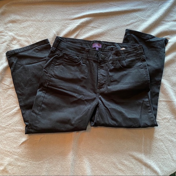 NYDJ Denim - NYDJ black crop jeans